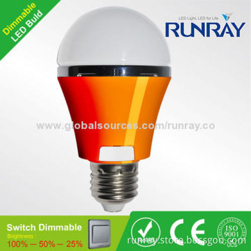 High Bright 5W A19 LED Bulb,SMD5730,80-110lm/W,72-hour Aging Time,High-brightness/Easy Installation